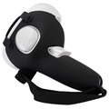 Oculus Quest 2 Svettebestandige Grip Covers med Stropp - Svart