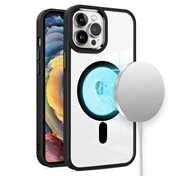 iPhone 15 Pro Okkes MagSafe Hybrid-deksel - Svart