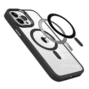 iPhone 15 Pro Okkes MagSafe Hybrid-deksel - Svart