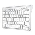 Omoton KB088/BM001 trådløs mus- og tastaturkombinasjon for iPad/iPhone - sølvfarget