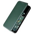 OnePlus 10T/Ace Pro Flip-deksel - Carbon Fiber - Grønn