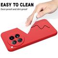 OnePlus 12 Liquid Silikondeksel - Rød