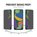 OnePlus 12R/Ace 3 Privacy Full Cover Beskyttelsesglass - Svart Kant