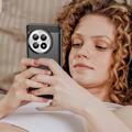OnePlus 13 Børstet TPU Deksel - Karbonfiber - Svart