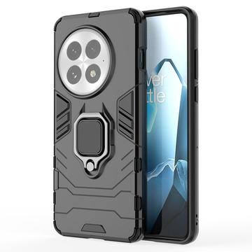 OnePlus 13 Hybrid-deksel med Ringholder - Svart