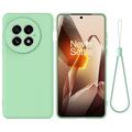 OnePlus 13 Flytende silikon-deksel med håndstropp
