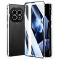 OnePlus 13 Magnetic Deksel med Herdet Glass - Sølv