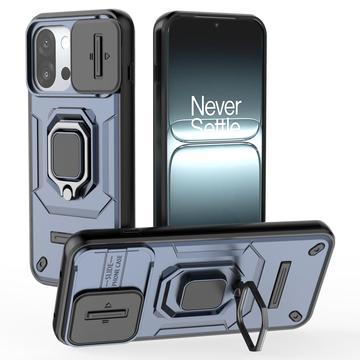 OnePlus 13T/13s Hybrid-deksel med Roterende Ring med Kameraskjold - Blå