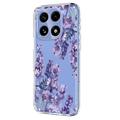 OnePlus 15 TPU-deksel med blomstermønster - Blåregn
