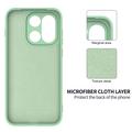 OnePlus 15 Flytende silikon-deksel med håndstropp - grønn
