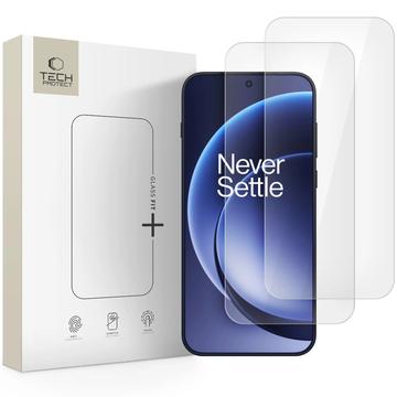OnePlus 15 Tech-Protect Glass Fit+ Beskyttelsesglass - 2 stk. - Klar