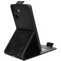OnePlus Ace 5 Racing/Nord CE5 vertikalt flip-etui med stativ - svart