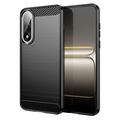 OnePlus Ace 5 Ultra/Nord 5 Børstet TPU-deksel - karbonfiber