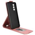 OnePlus Ace 5 Ultra/Nord 5 vertikalt flip-etui med stativ - Roségull