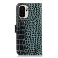 OnePlus Ace 6 Ultra Crocodile Series Lommebok-deksel i Lær med RFID - Grønn
