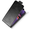 OnePlus Ace 6 Ultra vertikalt flip-etui med stativ