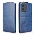 OnePlus Ace 6 Ultra vertikalt flip-etui med stativ - mørkeblå
