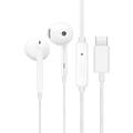OnePlus Half In-Ear Wired Digital Type-C hodetelefoner med ledning - hvit