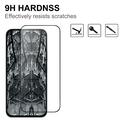 OnePlus N6 Full Cover Beskyttelsesglass - 9H - svart kant