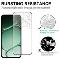 OnePlus N6 Full Cover Beskyttelsesglass - 9H - svart kant