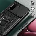 OnePlus N6x Hybrid-deksel med Roterende Ring med Kameraskjold - Svart