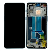 OnePlus Nord 2 5G Frontdeksel & LCD-skjerm 2011100359 - Blå