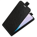 OnePlus Nord 2 5G Vertikalt Flipp-etui med Kortluke - Svart