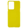 OnePlus Nord 2T Gummiert Plast Deksel - Gul