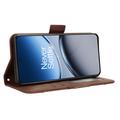 OnePlus Nord 4 Lommebok-deksel med Kortholder - Brun