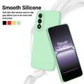 OnePlus Nord 5 Flytende silikon-deksel med håndstropp - grønn
