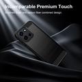 OnePlus Nord 6/Turbo 6/6V Børstet TPU-deksel - karbonfiber