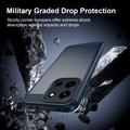 OnePlus Nord 6/Turbo 6/6V Børstet TPU-deksel - karbonfiber - blå