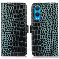 OnePlus Nord CE4 Lite/Oppo K12x Crocodile Series Lommebok-deksel i Lær med RFID