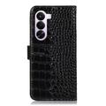 OnePlus Nord CE6 Lite/Realme P4x Crocodile Series Lommebok-deksel i Lær med RFID