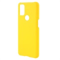 OnePlus Nord N10 5G Gummiert Plast Deksel - Gul