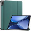 OnePlus Pad 2 Pro/Pad 3/Oppo Pad 4 Pro Tri-Fold Series Smart Folio-etui - svartgrønn