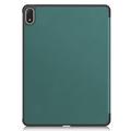 OnePlus Pad 2 Pro/Pad 3/Oppo Pad 4 Pro Tri-Fold Series Smart Folio-etui - svartgrønn