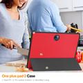 OnePlus Pad 2 Tri-Fold Series Smart Folio-deksel - Rød