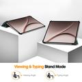 OnePlus Pad 4/Oppo Pad 5 Pro Tri-Fold Series Smart Folio-etui - svartgrønn