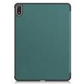 OnePlus Pad 4/Oppo Pad 5 Pro Tri-Fold Series Smart Folio-etui - svartgrønn