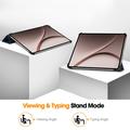 OnePlus Pad 4/Oppo Pad 5 Pro Tri-Fold Series Smart Folio-etui - mørkeblå