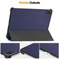 OnePlus Pad 4/Oppo Pad 5 Pro Tri-Fold Series Smart Folio-etui - mørkeblå