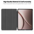 OnePlus Pad 4/Oppo Pad 5 Pro Tri-Fold Series Smart Folio-etui - Grå