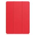 OnePlus Pad 4/Oppo Pad 5 Pro Tri-Fold Series Smart Folio-etui - rød