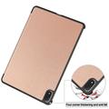 OnePlus Pad 4/Oppo Pad 5 Pro Tri-Fold Series Smart Folio-etui - rosa gull