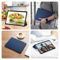 OnePlus Pad Lite/Oppo Pad SE Dux Ducis Domo Tri-Fold Smart Folio-etui - Blå