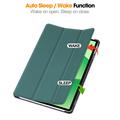 OnePlus Pad Lite Tri-Fold Series Smart Folio-etui - svartgrønn