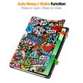 OnePlus Pad Lite Tri-Fold Series Smart Folio-etui - Graffiti
