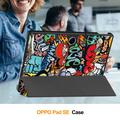 OnePlus Pad Lite Tri-Fold Series Smart Folio-etui - Graffiti