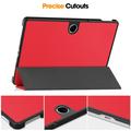 OnePlus Pad Lite Tri-Fold Series Smart Folio-etui - rød